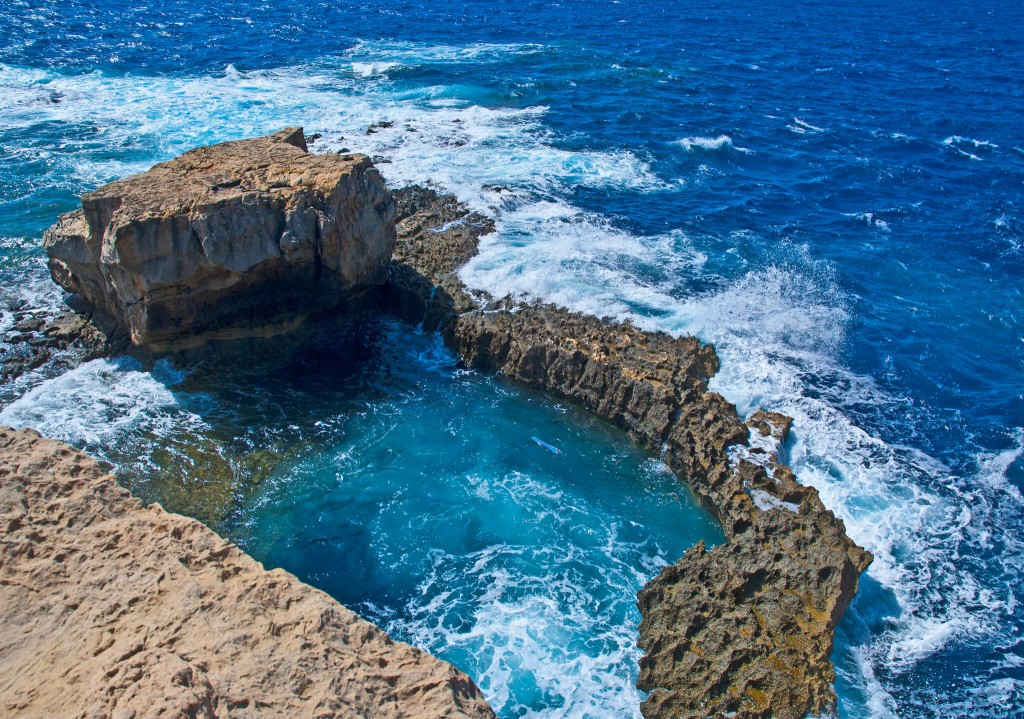 xlendi tourist services Blue hole Dwejra Gozo Malta