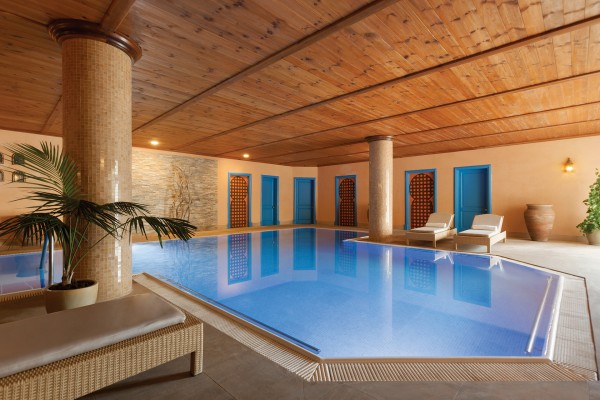 Indoor Hammam pool at the Kempinski Hotel San Lawrenz