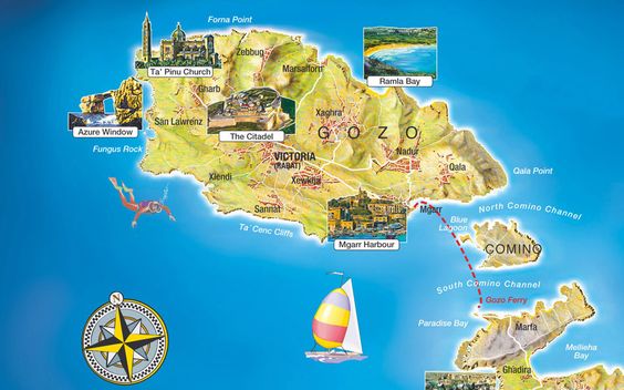 Gozo Map